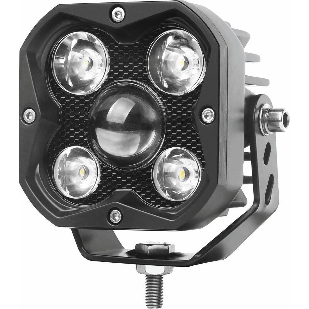 Phare de travail carré LED 12/24V 30W 3500 lumens BLACK SERIES SODIFLASH - 79688
