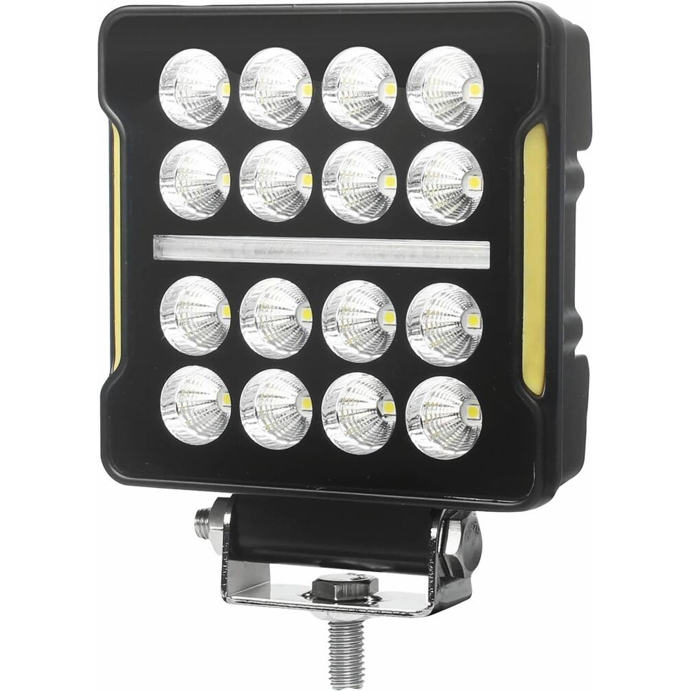 Phare de travail carré LED 12/24V 20W 2300 lumens BLACK SERIES SODIFLASH - 79690