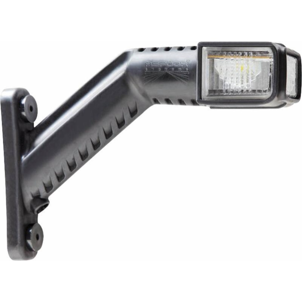 Feu de gabarit led 12/24v rouge/blanc/orange déporté incliné 176mm ASPOCK - 79892