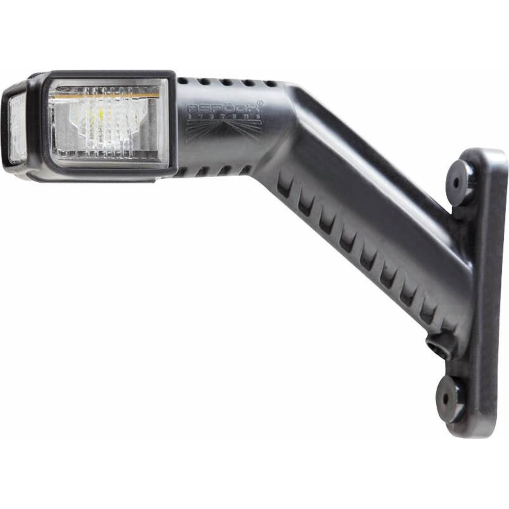 Feu de gabarit LED 12/24V gauche rouge/blanc/orange déporté incliné 176mm ASPOCK - 79893