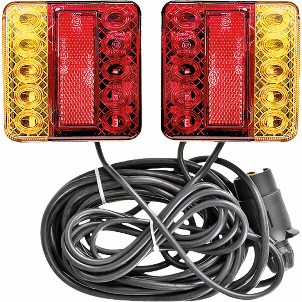 Kit de signalisation arrière magnétique LED câble 4m - 7 plots - SODIFLASH - 79900