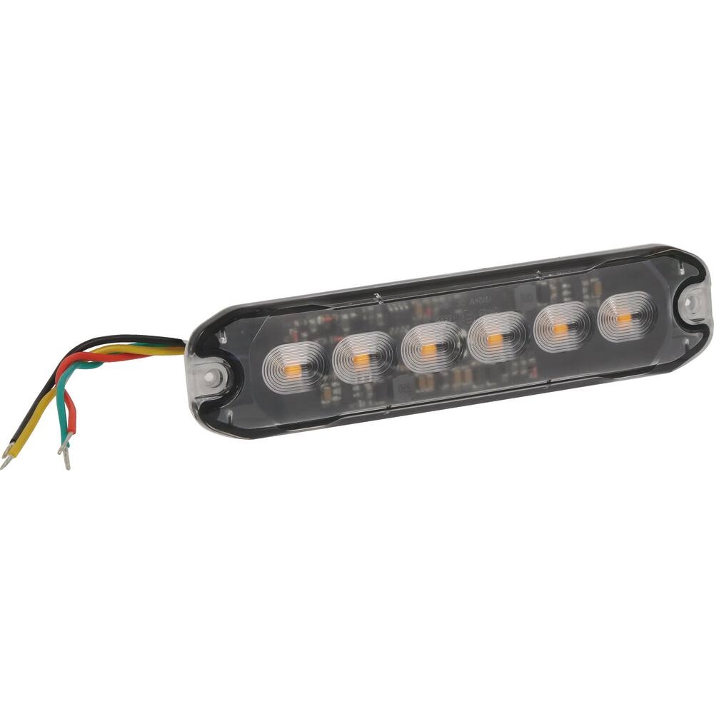 Feu de pénétration 6 LED 12/24V orange extra plat SODIFLASH - 79984