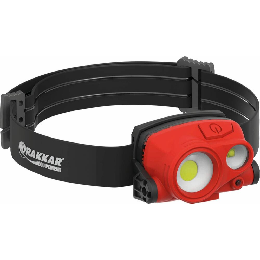 LAMPE FRONTALE 400 LUMENS RECHARGEABLE PAR INDUCTION - DRAKKAR EQUIPEMENT - 82252