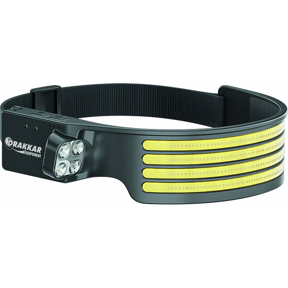 Lampe frontale LED 700 + 350 lumens DRAKKAR - 82257