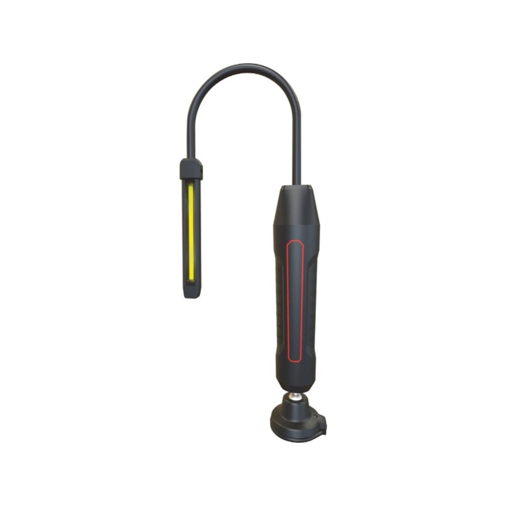 Baladeuse d'atelier LED 500 lumens flexible rechargeable DRAKKAR - 82275