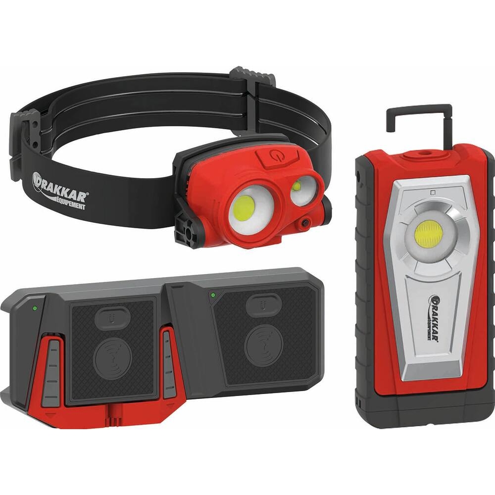 Pack éclairage à induction - Lampe de poche, lampe frontale et chargeur DRAKKAR - 82384