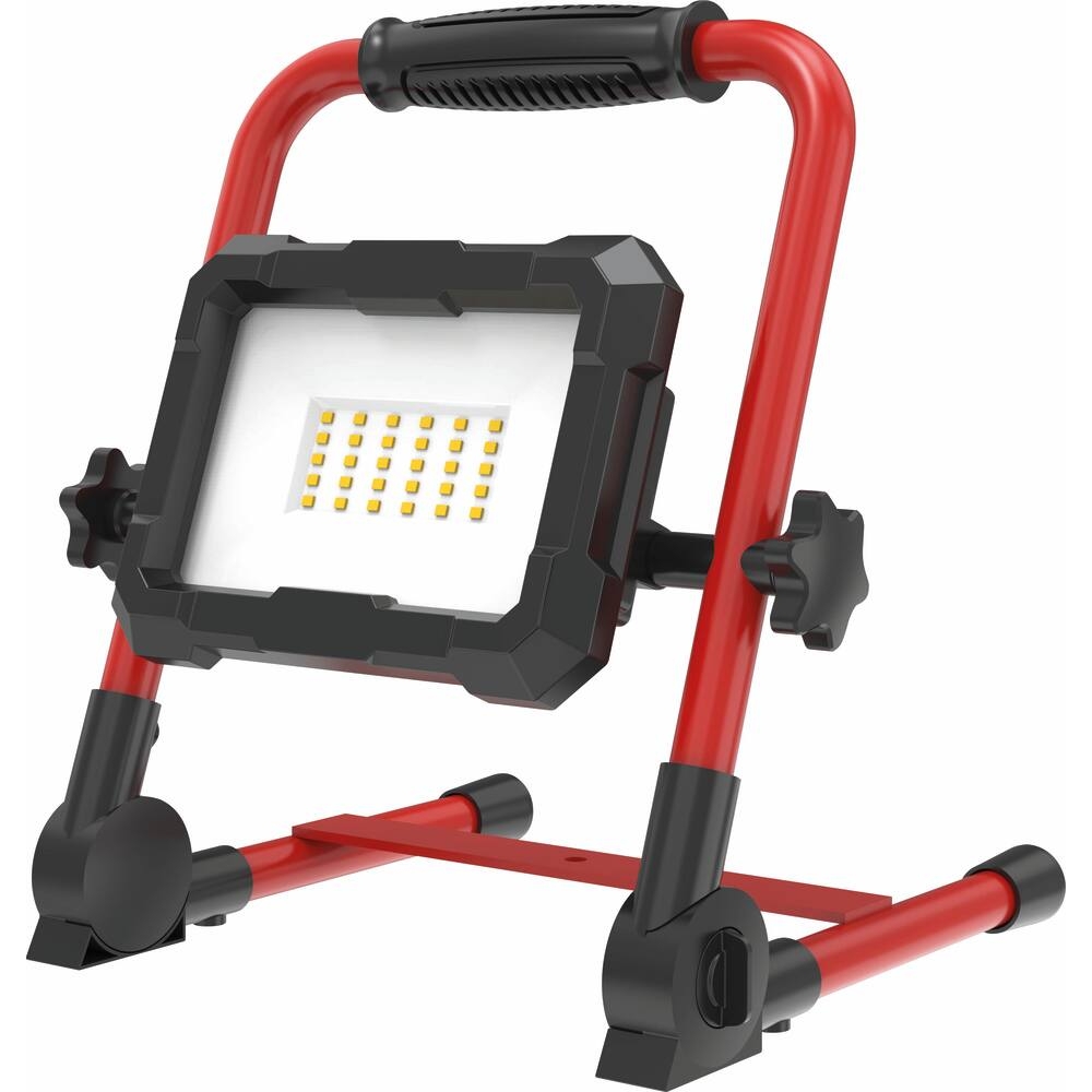 Projecteur LED de chantier 2700 lumens 30W rechargeable, portable sur pied DRAKKAR - 82444