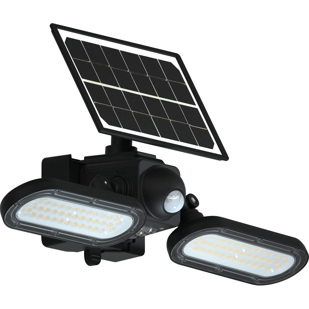 Projecteur LED solaire 1400 lumens 15W avec détecteur - Satellite DRAKKAR - 82463