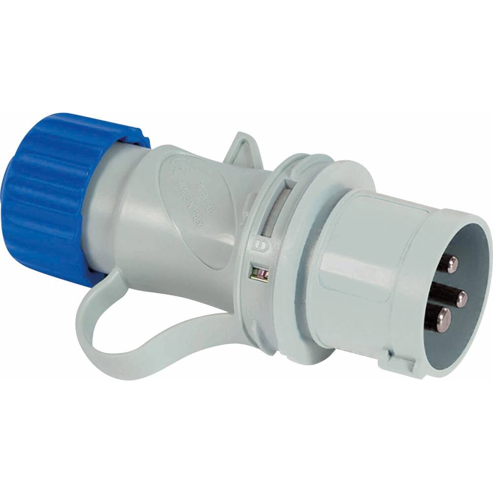 Fiche mâle 3 broches 2P+T 230V 32A FANTON - 82709