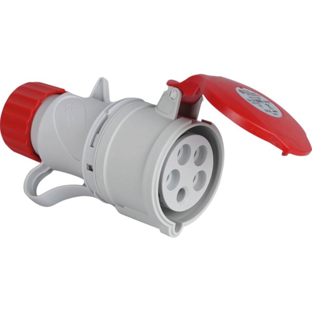 FICHE FEMELLE 5 BROCHES 3P+N+T+400V 32A FANTON - 82711