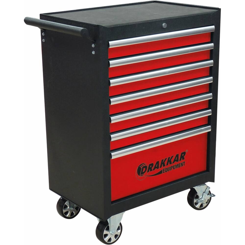 SERVANTE 7 TIROIRS DRAKKAR 09141 + 5 TIROIRS MODULES CARBONE - DRAKKAR TOOLS - 83916