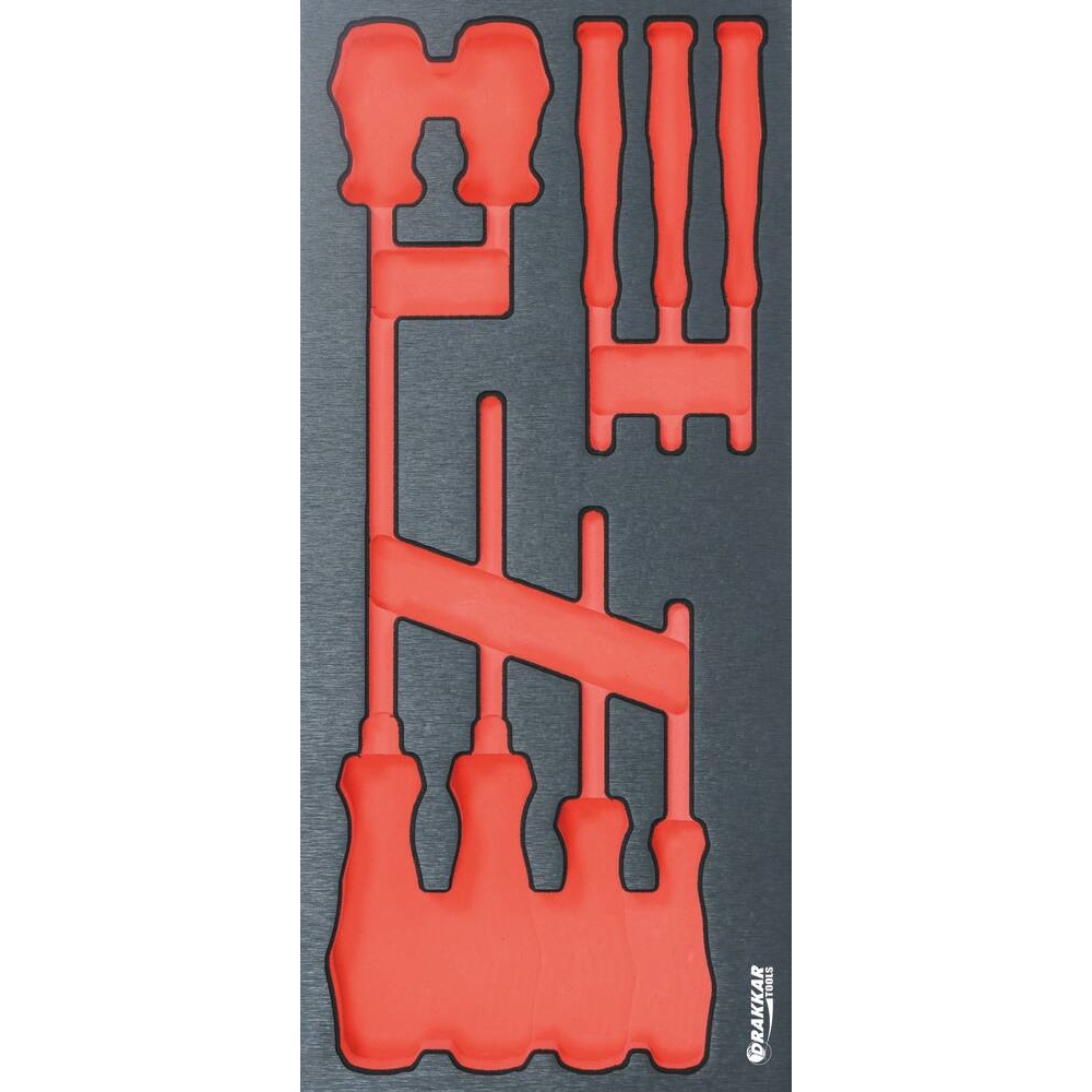 Module mousse vide - finition métal pour tournevis Phillips DRAKKAR TOOLS - 84208