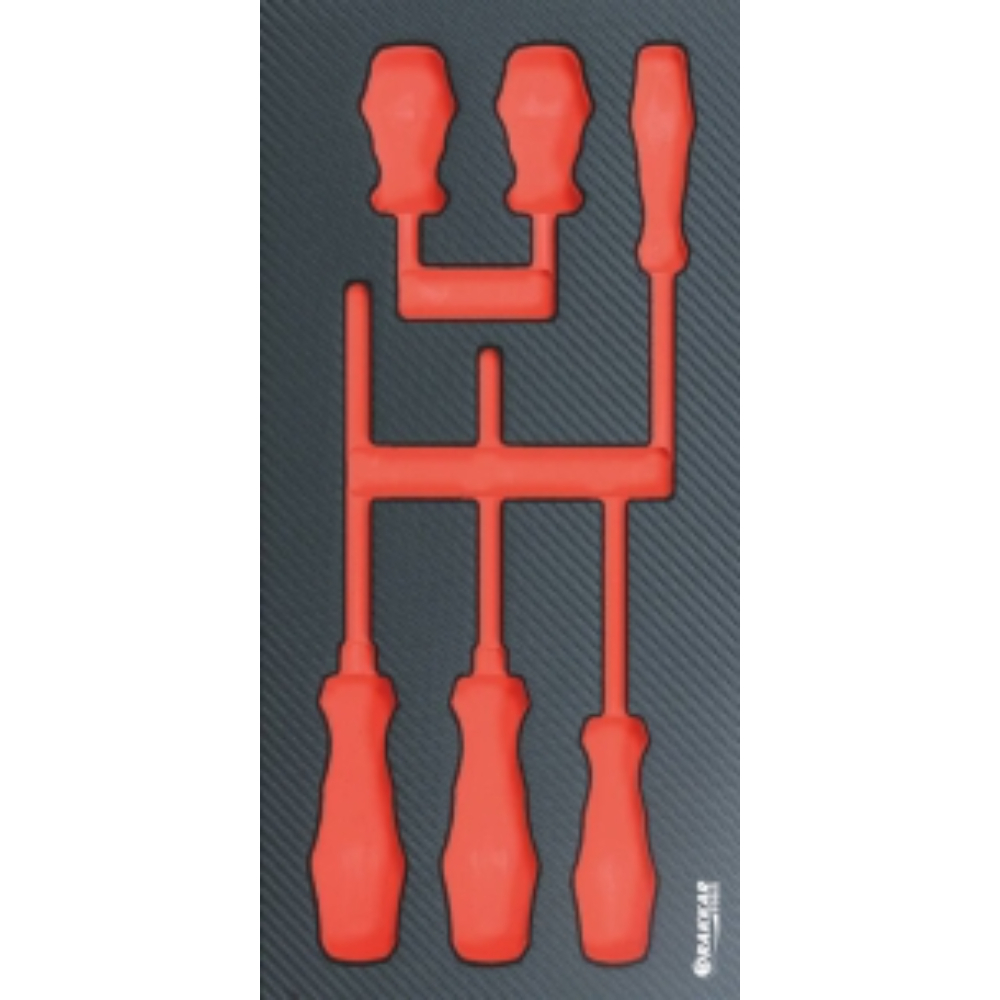 MODULE MOUSSE FINITION CARBONE VIDE TOURNEVIS POZIDRIV - DRAKKAR TOOLS - 84211