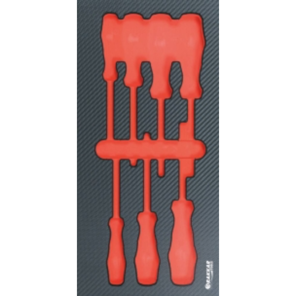 MODULE MOUSSE FINITION CARBONE VIDE TOURNEVIS TORX - DRAKKAR TOOLS - 84213