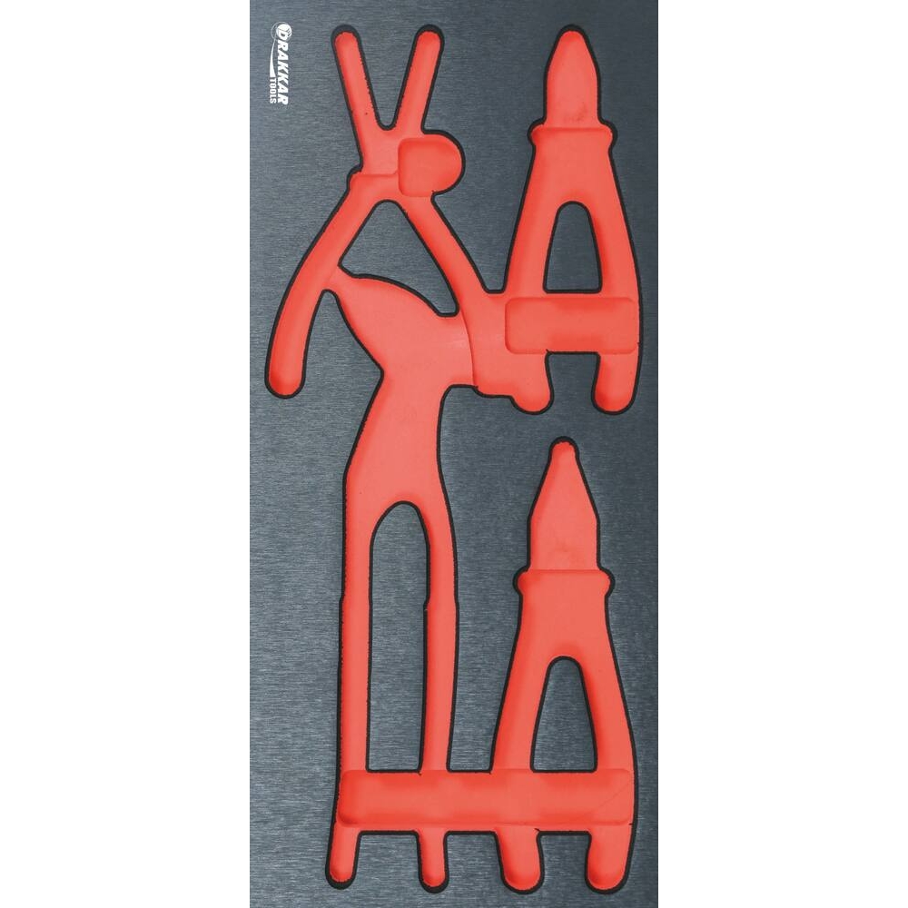 Module mousse vide - finition métal pour pince DRAKKAR TOOLS - 84220