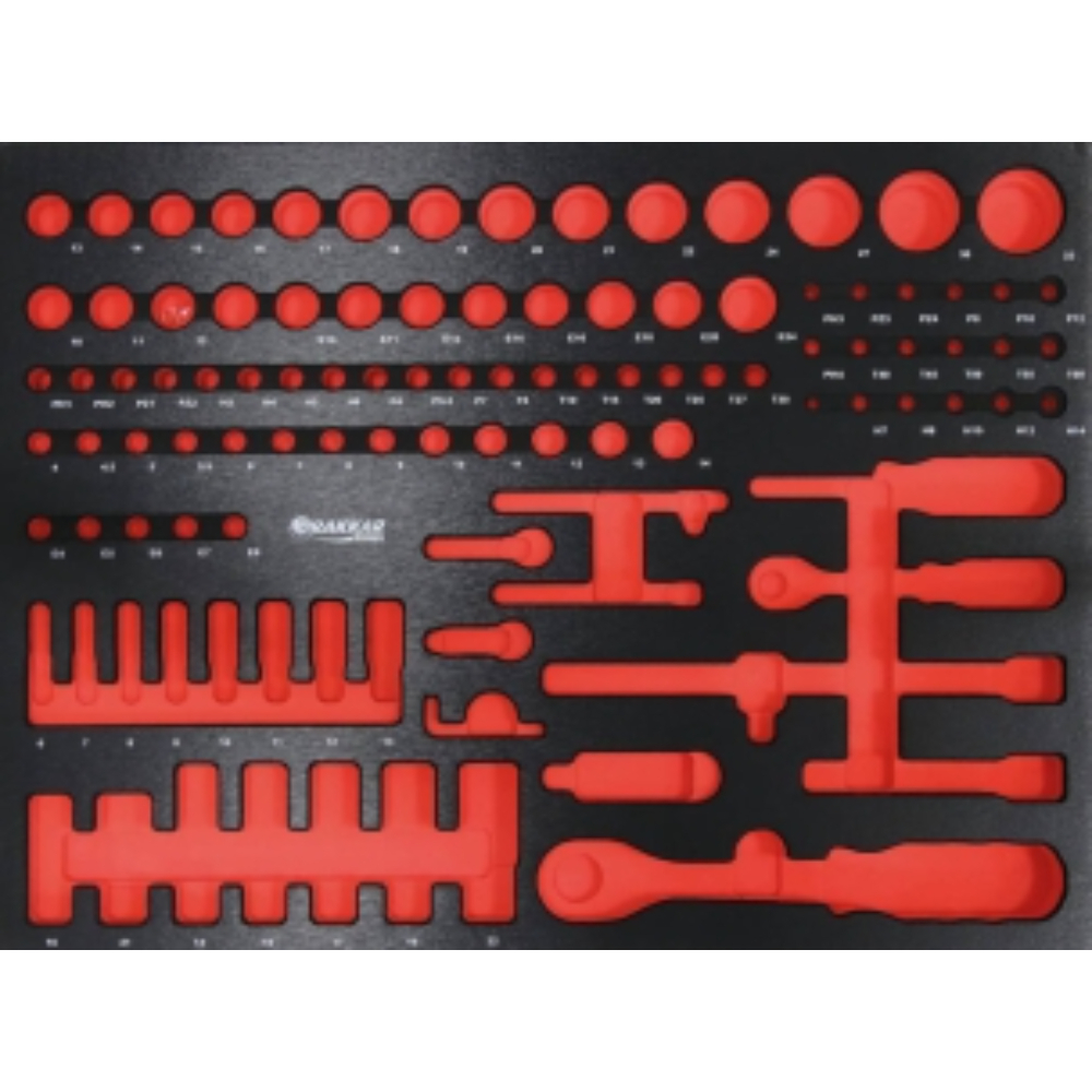 MODULE MOUSSE FINITION METAL VIDE DOUILLES 1/4