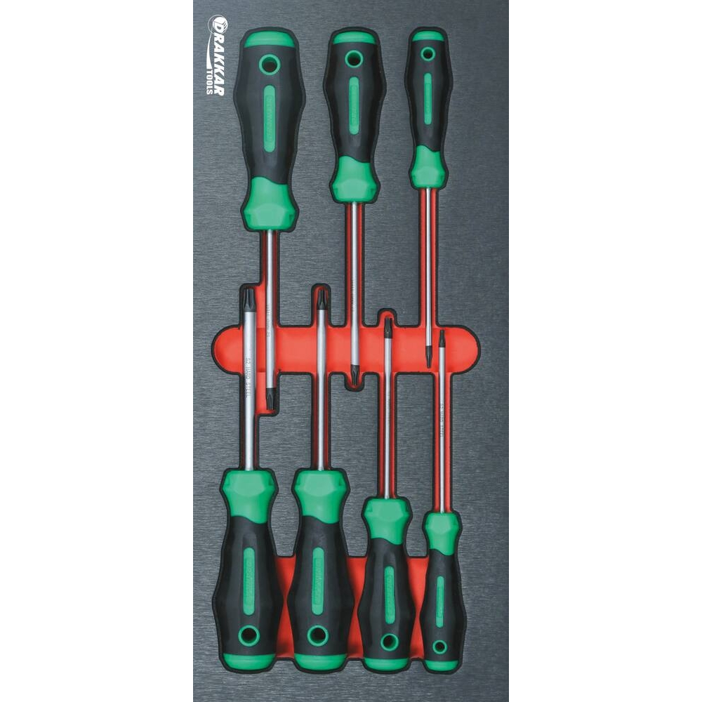 MODULE MOUSSE FINITION METAL PLEIN TOURNEVIS TORX - DRAKKAR TOOLS - 84264