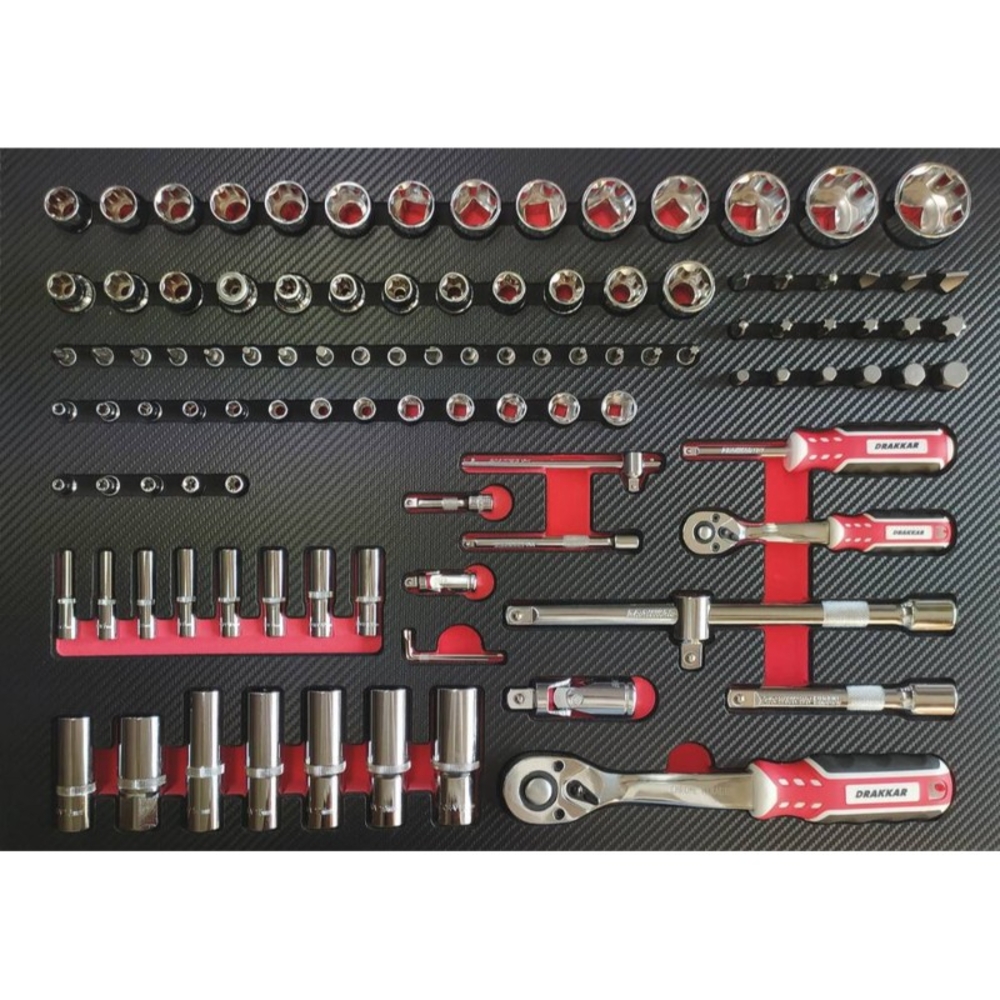 MODULE MOUSSE FINITION CARBONE DOUILLES 1/4