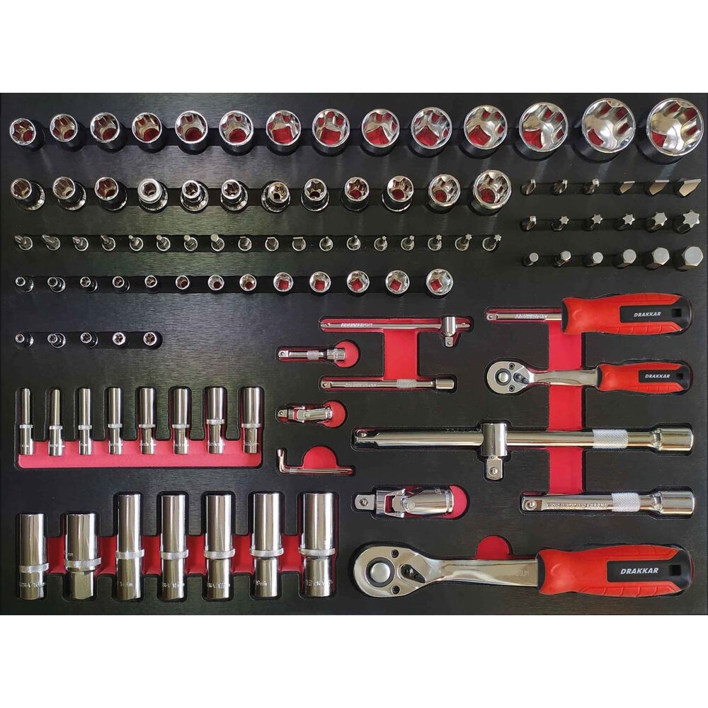 Module mousse 534x395mm métal douilles 1/4