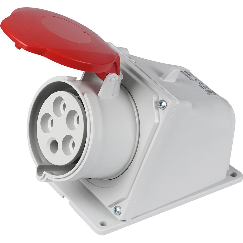 Prise socle femelle 5 broches 3P+N+T 400V 32A FANTON - 87512