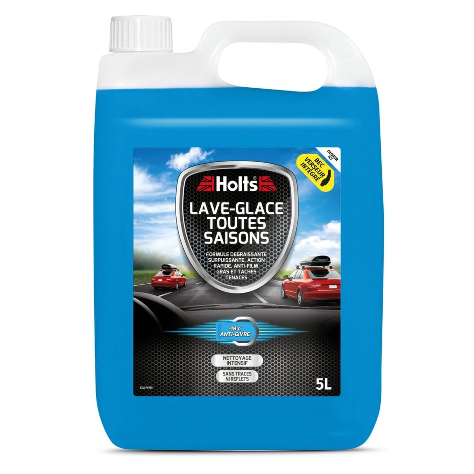 Lave-glace toutes saisons -18°C - bidon avec bec de 5L HOLTS - HO005570