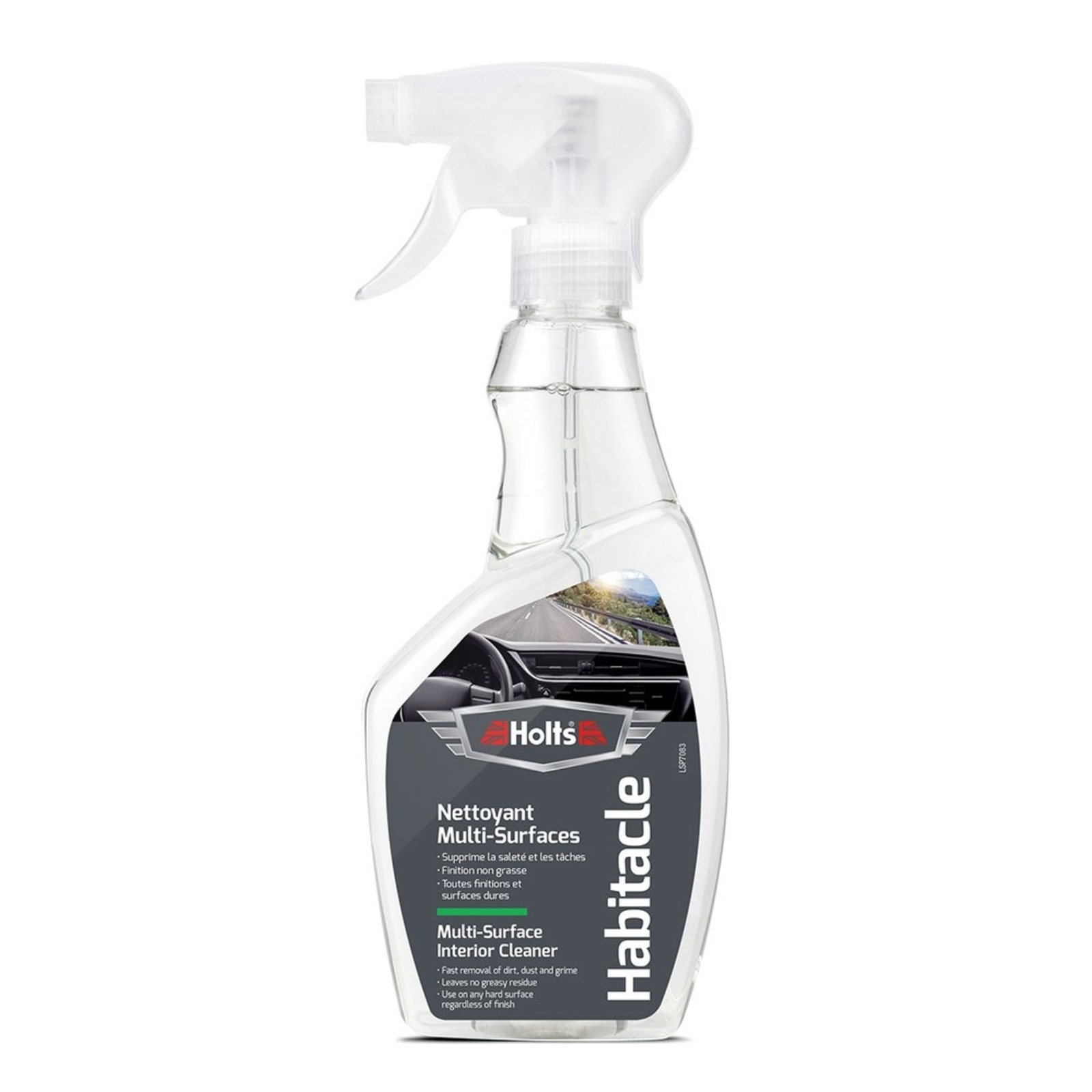 Nettoyant interieur multi surfaces - pulvérisateur de 500ml HOLTS - HO008281