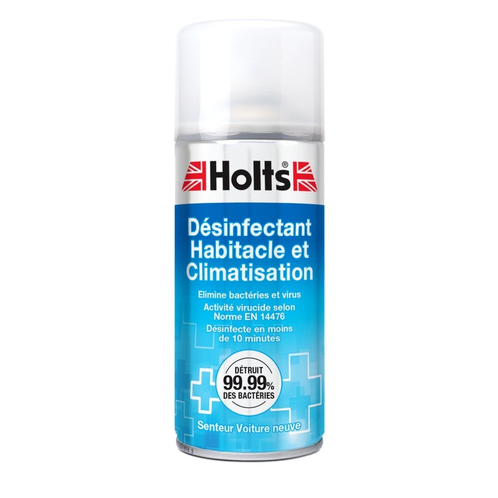 Désinfectant habitacle et climatisation senteur voiture neuve - aérosol de 150ml HOLTS - HO011588