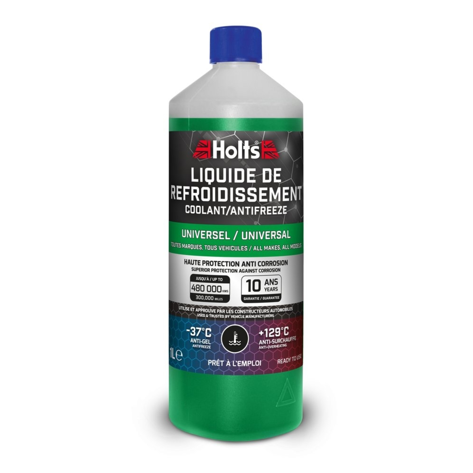 Liquide de refroidissement -37°C universel - bidon de 1L HOLTS - HO012417