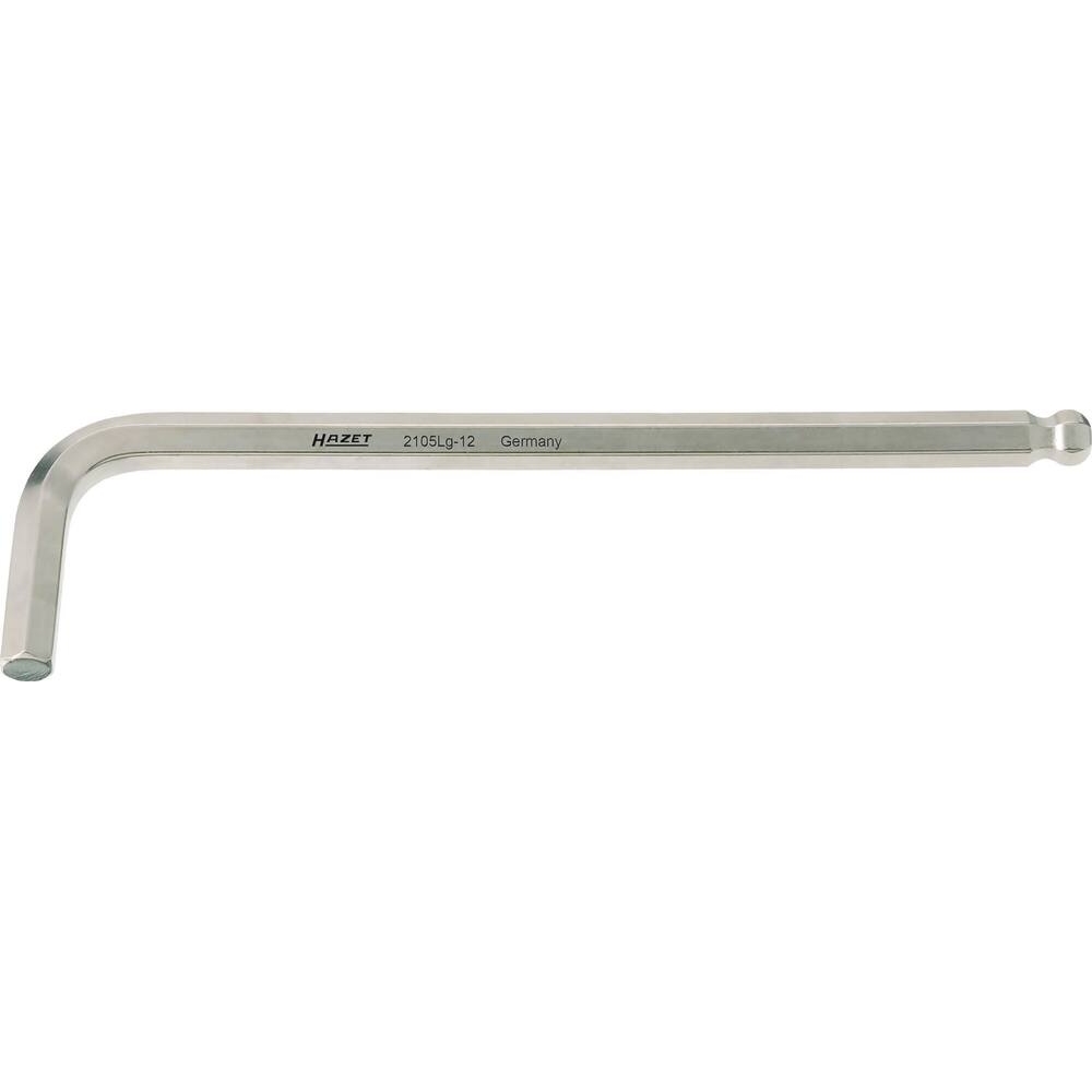 Clé mâle coudée hexagonale extra longue 12mm HAZET - HZ011995