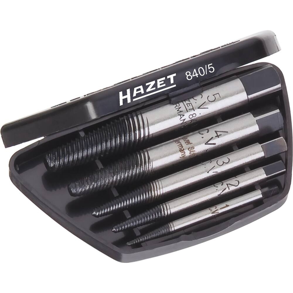 Extracteur de vis cassée 3 à 18mm - boîte de 5pcs HAZET - HZ035762