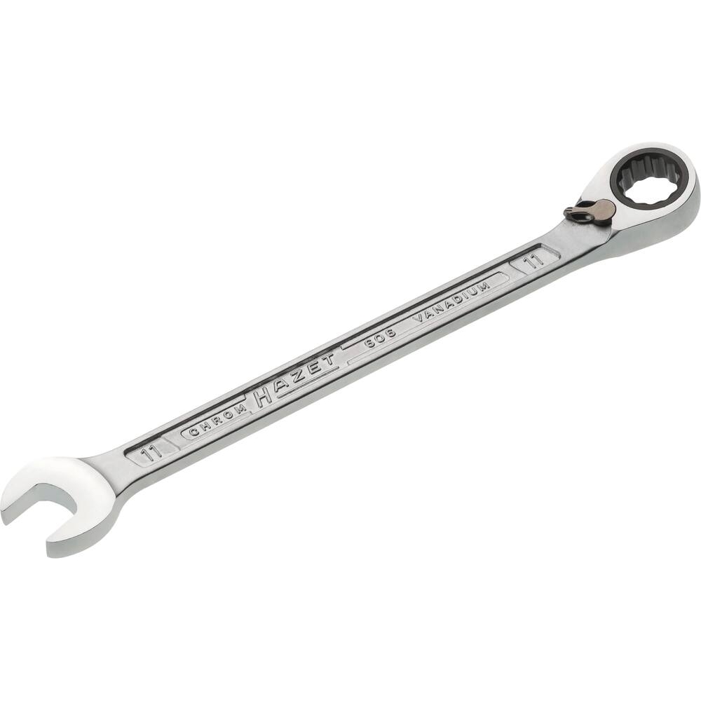 Clé mixte coudée à cliquet de 11mm avec inverseur HAZET - HZ100972