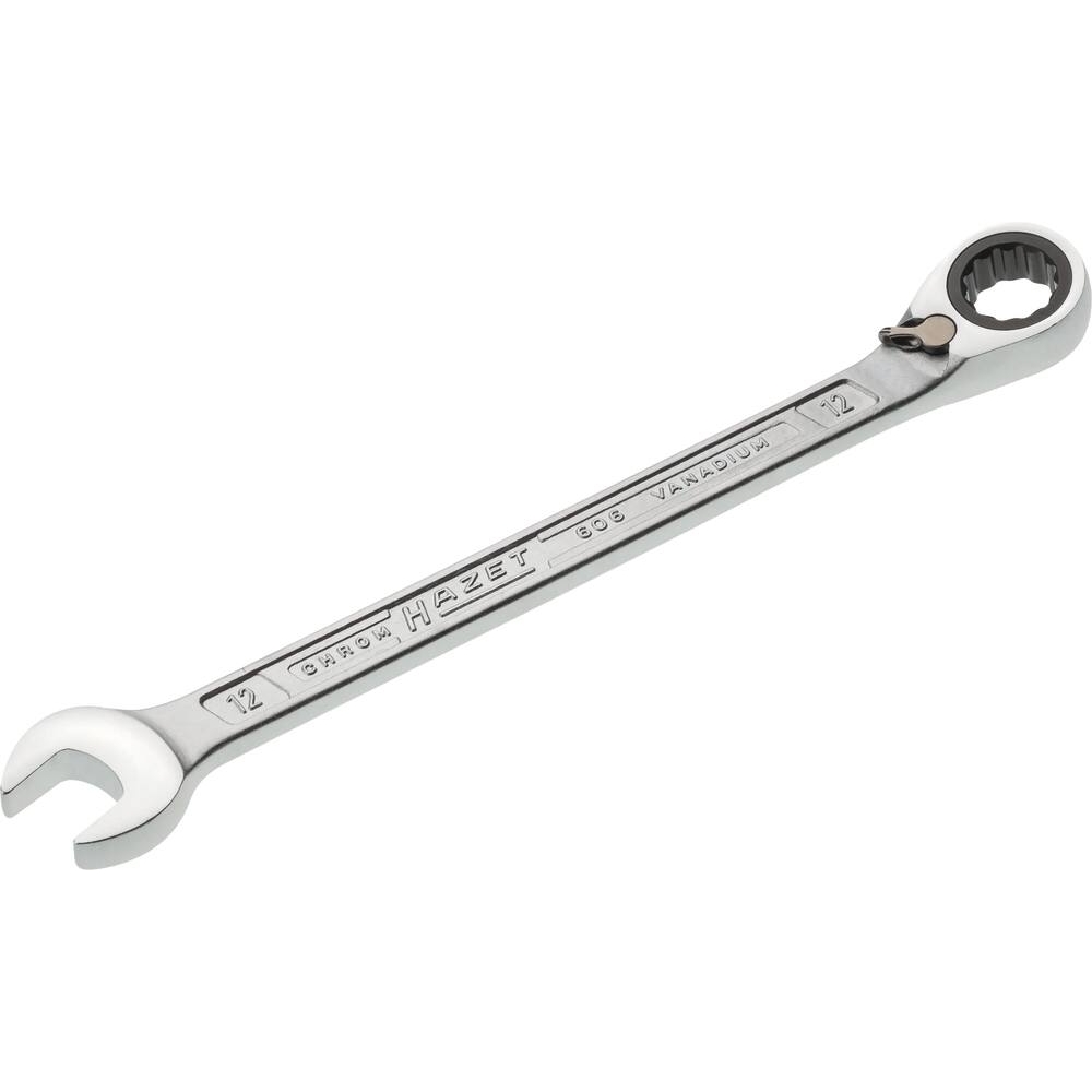 Clé mixte coudée à cliquet de 12mm avec inverseur HAZET - HZ100989