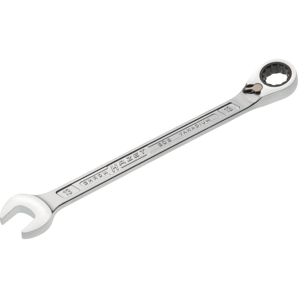 Clé mixte coudée à cliquet de 13mm avec inverseur HAZET - HZ100996