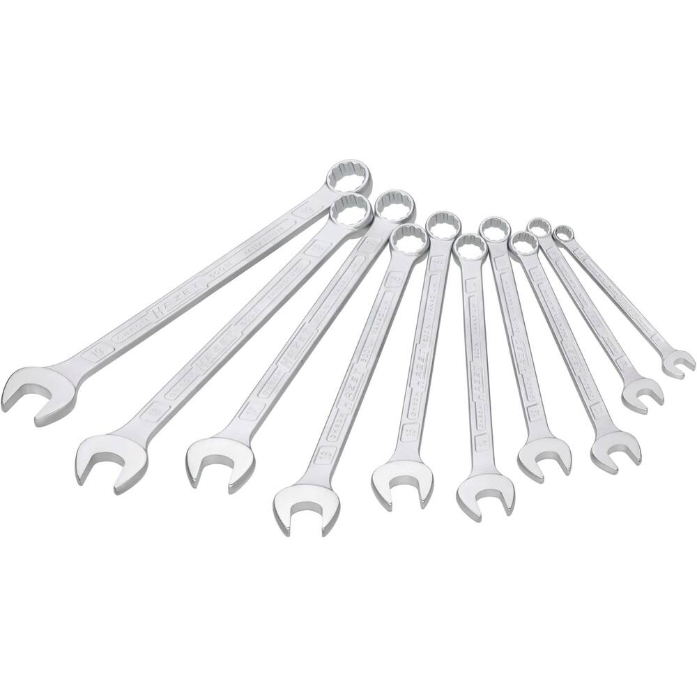 Clés mixtes de 8 à 19mm - lot de 10 pcs HAZET - HZ118465