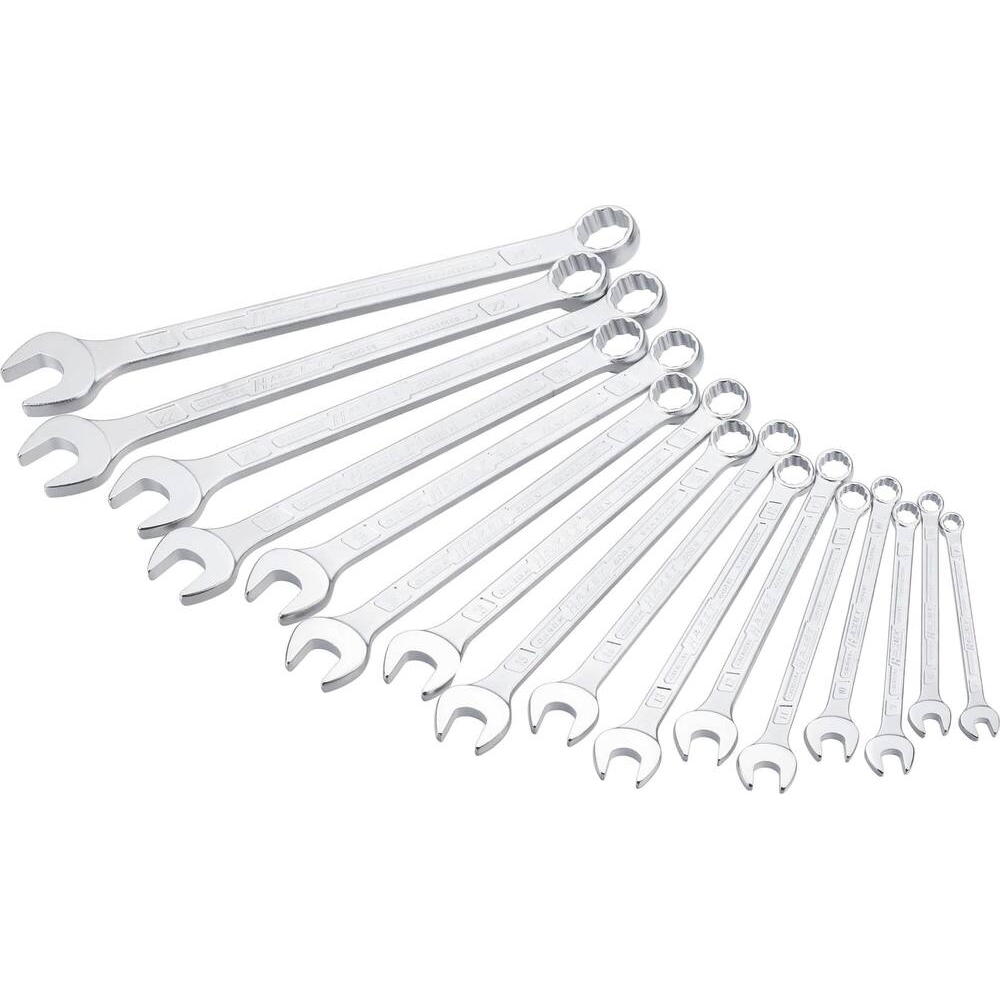 Clés mixtes de 7 à 24mm - lot de 16 pcs HAZET - HZ186235