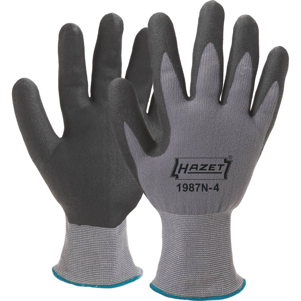 Gants de dextérité en coton polyester gris/noir HAZET - HZ203840
