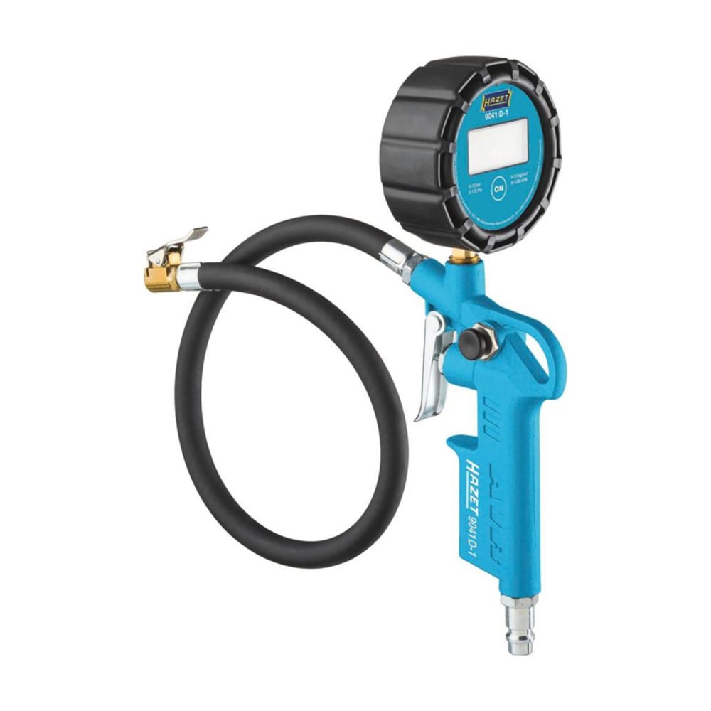 PISTOLET DE GONFLAGE NUMERIQUE TUYAU 400MM RACCORD FEMELLE 1/4