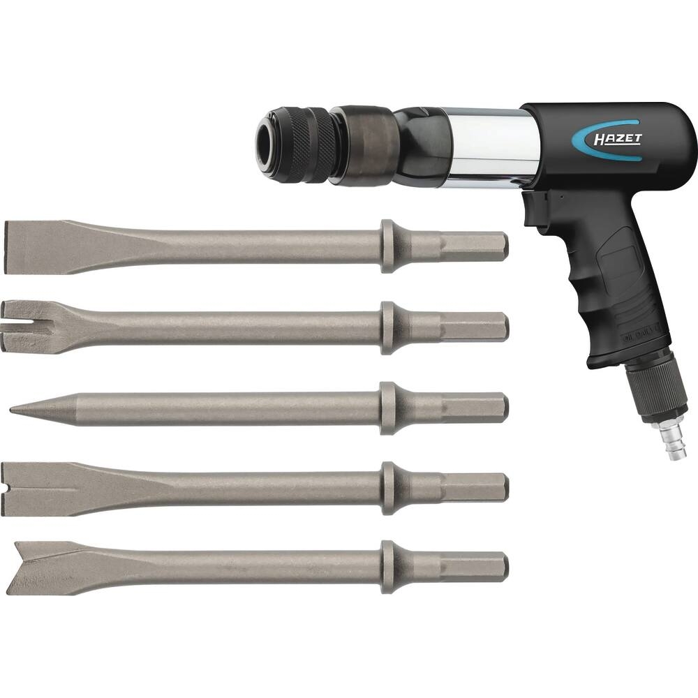 Marteau burineur pneumatique - kit en mallette 6 pcs HAZET - HZ214655