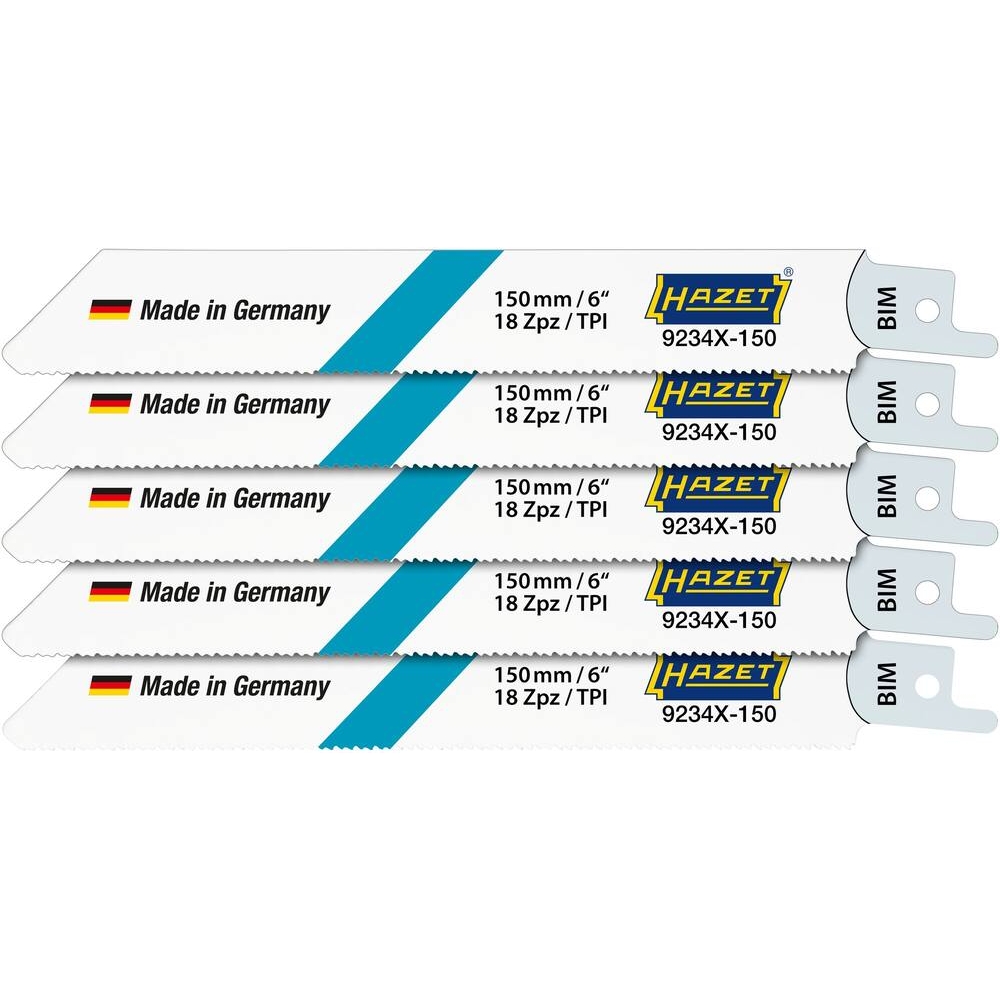 Jeu de lame de scie 130mm - lot de 5 pièces HAZET - HZ239597