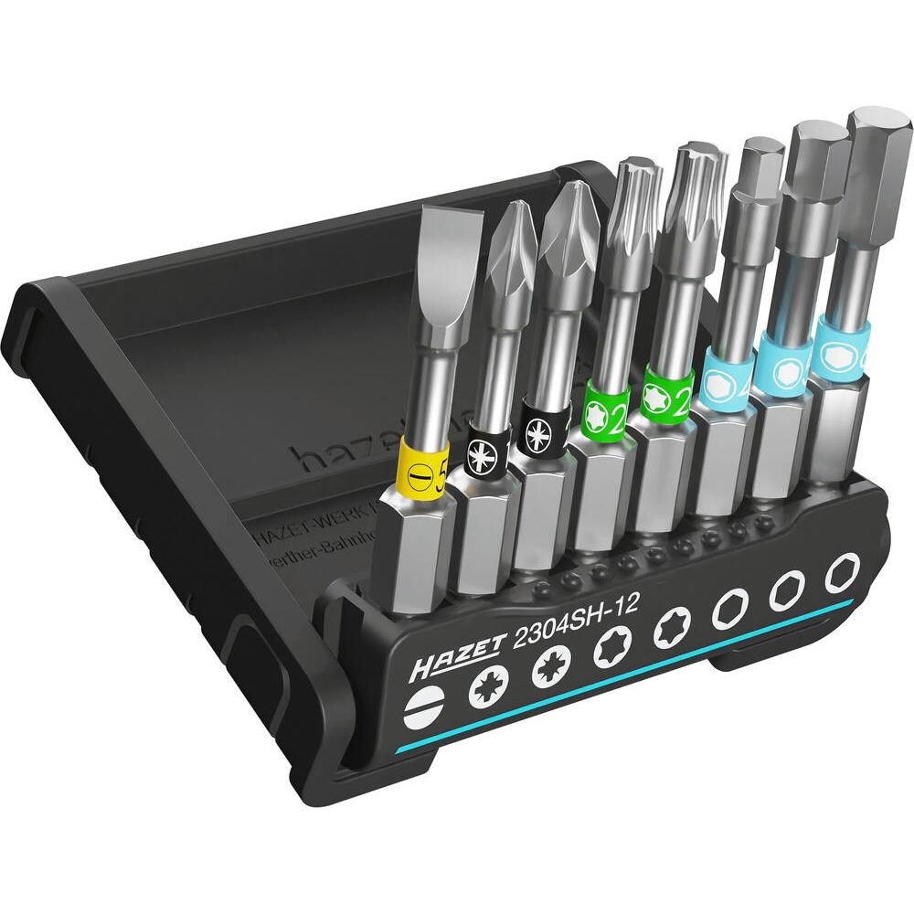 Smartholder avec 8 embouts-Tournevis longs - 8 pièces HAZET - HZ250592