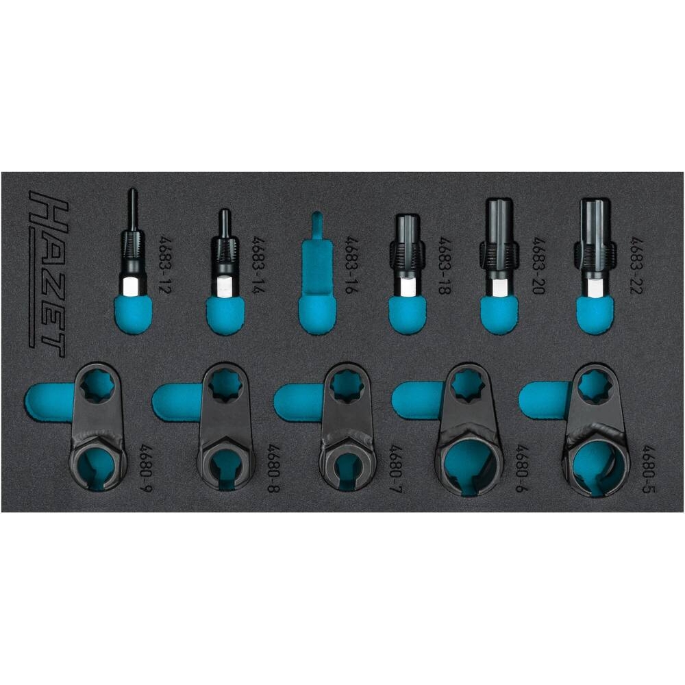 Jeu d'outils pour sondes d'échappement 10 pièces HAZET - HZ257294