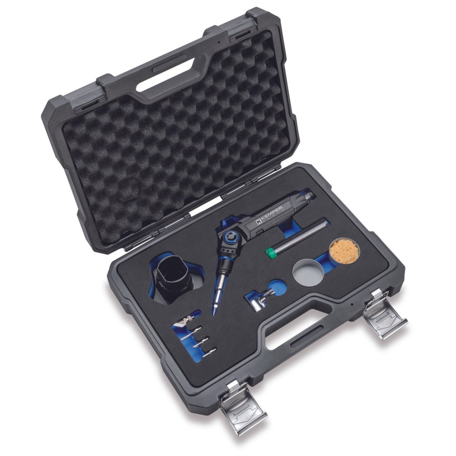 Kit microsoudure - soudeuse à gaz rechargeable tête orientable + 5 pointes KEMPER - KE133245