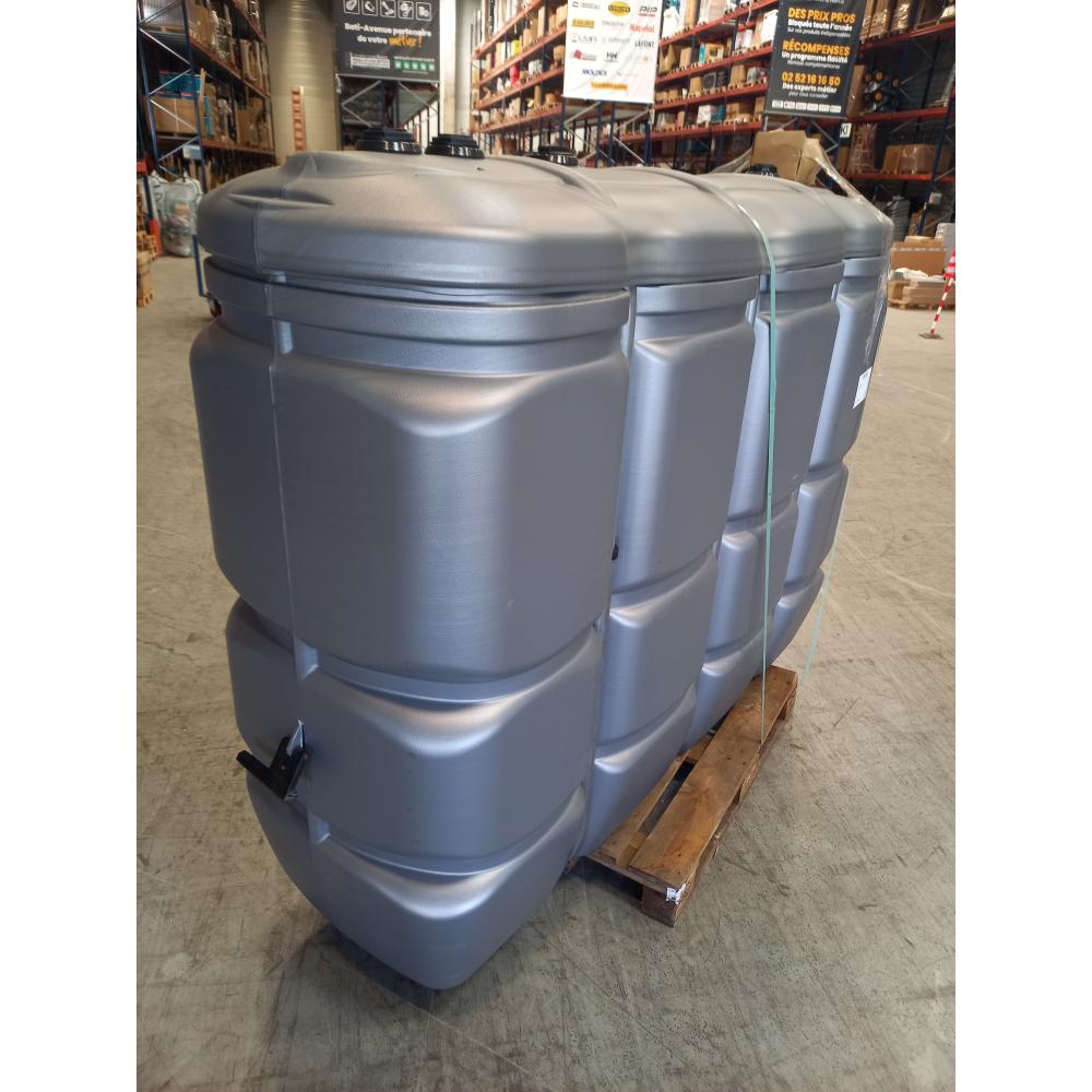 Cuve de stockage gasoil PEHD 2000L double paroi SCHUTZ - OCCASION - 08100
