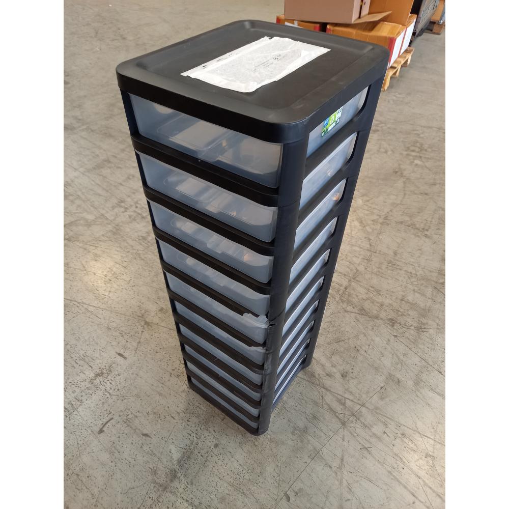 Tour 10 tiroirs de rangement 320x370x1025mm EDA - OCCASION -  17745