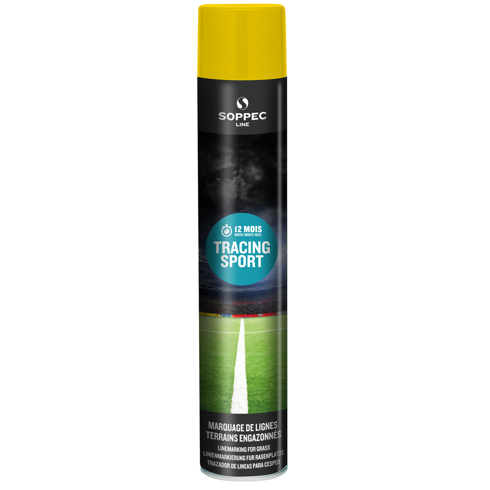 Peinture de traçage jaune pour terrain gazonneux TRACING SPORT SOPPEC-151802SPOO