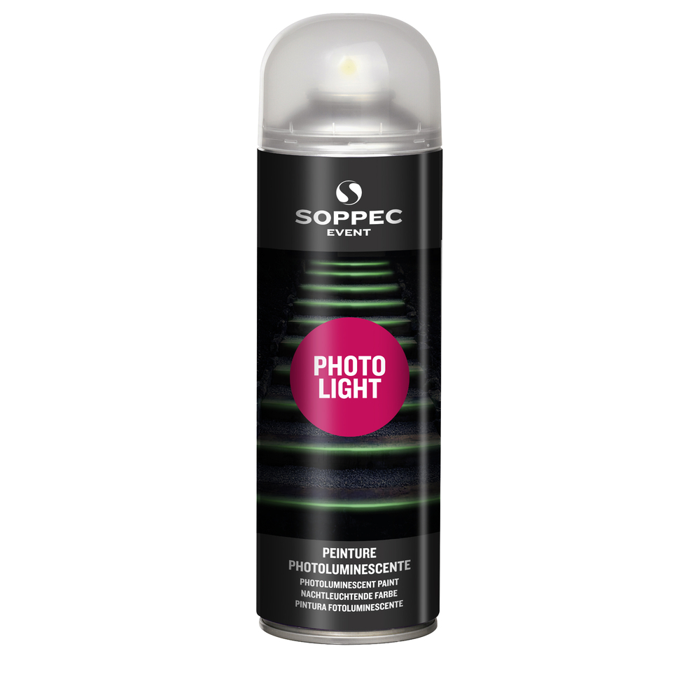BOMBE DE PEINTURE AÉROLSOLS SOPPEC PHOTOLUMINESCENTE PHOTO LIGHT -18100