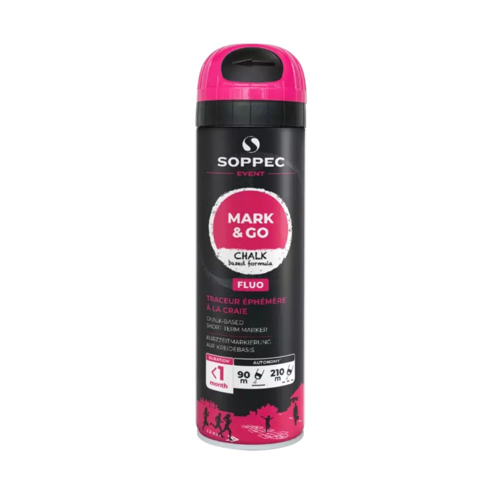 Traceur MARK & GO Éphémère cerise fluo 500 ml SOPPEC SOPPEC - 182025