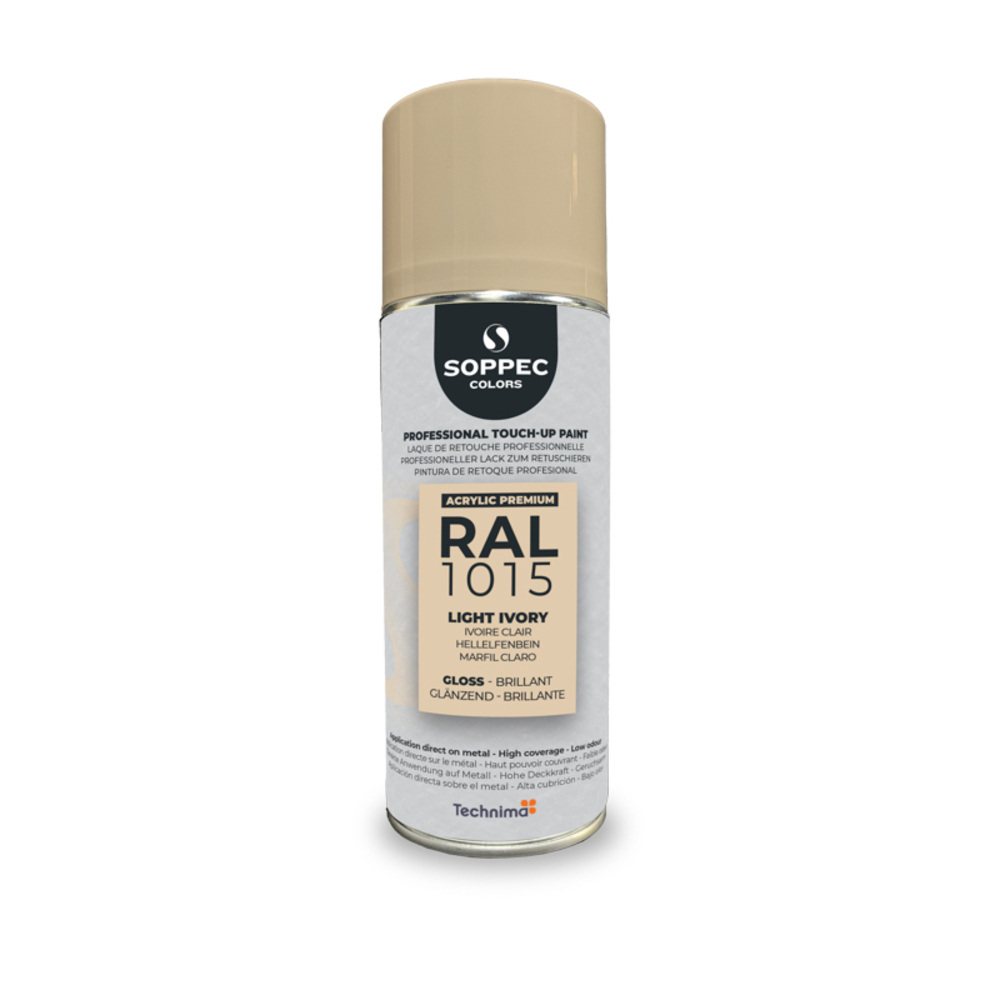 SOPPEC ACRYL PREMIUM RAL1015 BRILLANT 400ML - SOPPEC - 424104
