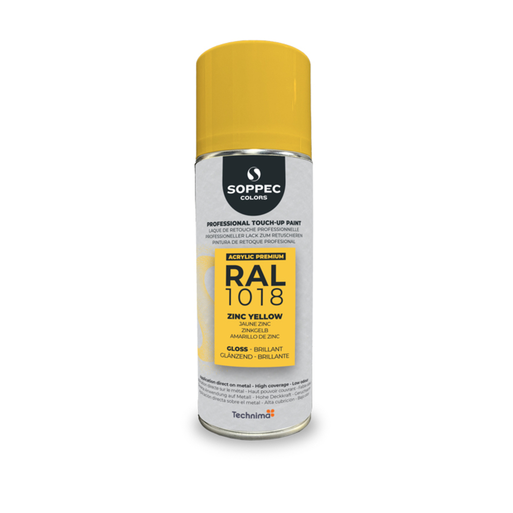 SOPPEC ACRYL PREMIUM RAL1018 BRILLANT 400ML - SOPPEC - 424105