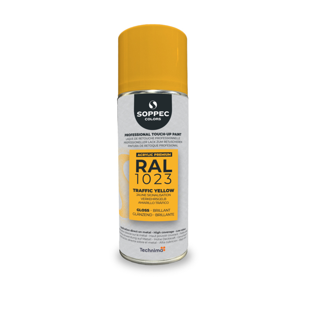 SOPPEC ACRYL PREMIUM RAL1023 BRILLANT 400ML - SOPPEC - 424107